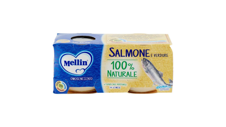 Mellin Salmone e verdure Omogeneizzato
