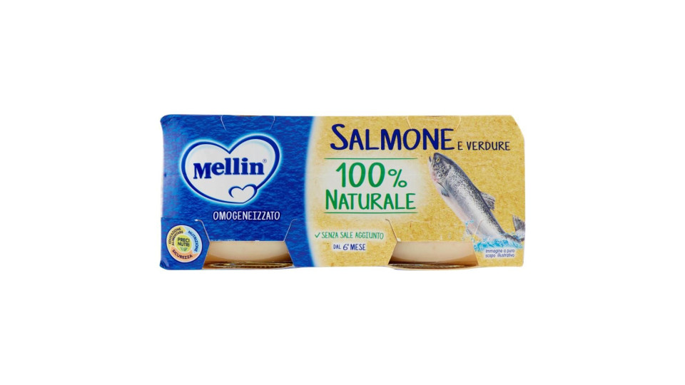 Mellin Salmone e verdure Omogeneizzato