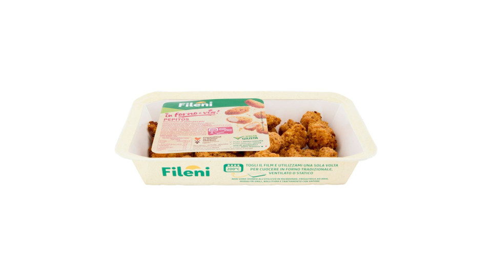 Bocconcini di pollo e peperoni