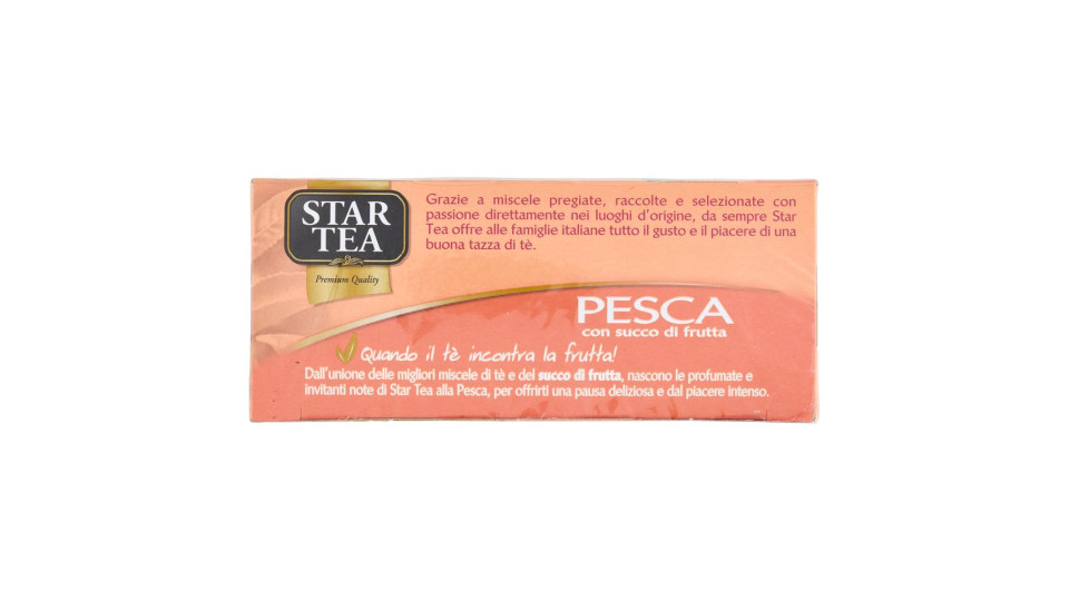 Star Tea, tè nero alla pesca 25 filtri