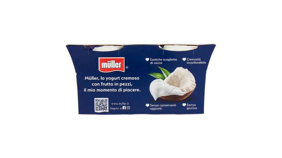 müller Yogurt Cremoso Cocco in Pezzi