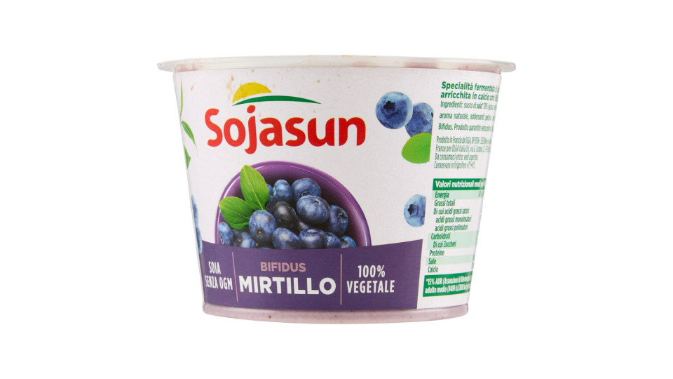 Sojasun Bifidus Pezzi di Frutta Mirtillo