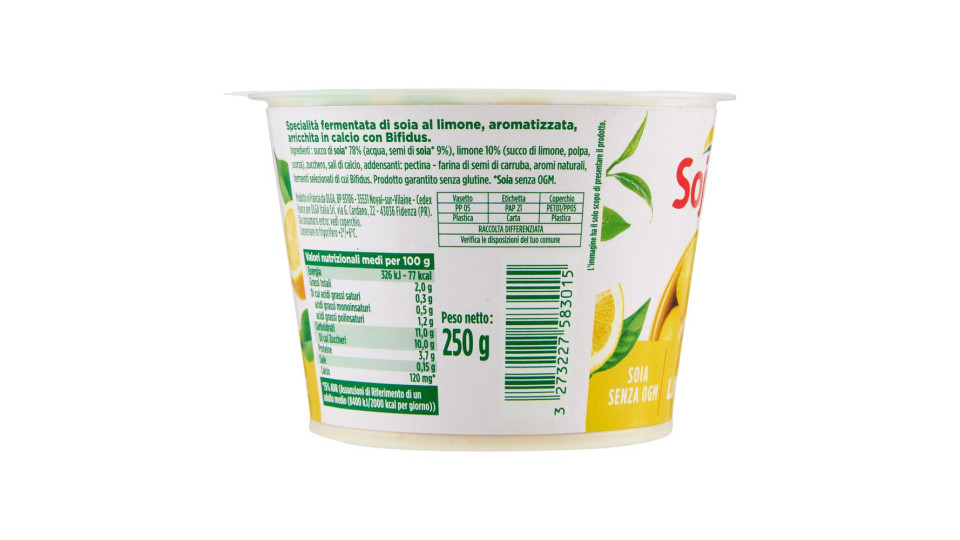 Sojasun Bifidus Limone