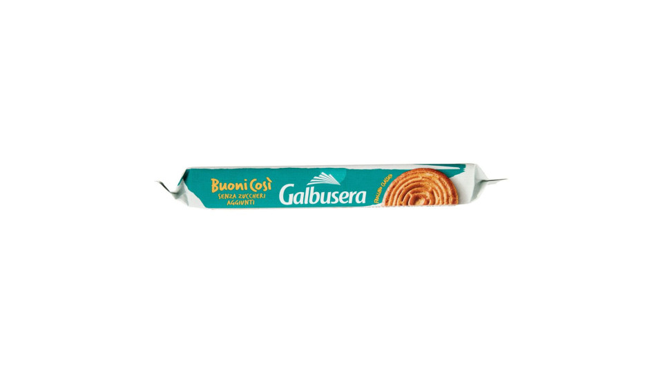 Galbusera BuoniCosì senza zuccheri aggiunti frollino con uova fresche italiane
