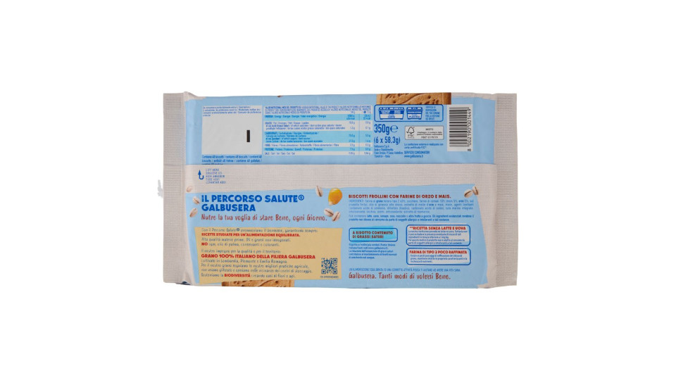 Galbusera Magretti Frollino con orzo e mais
