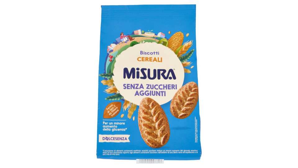 Misura Dolcesenza Biscotti ai cereali