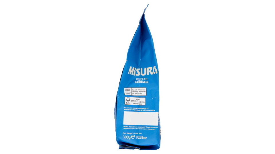 Misura Dolcesenza Biscotti ai cereali