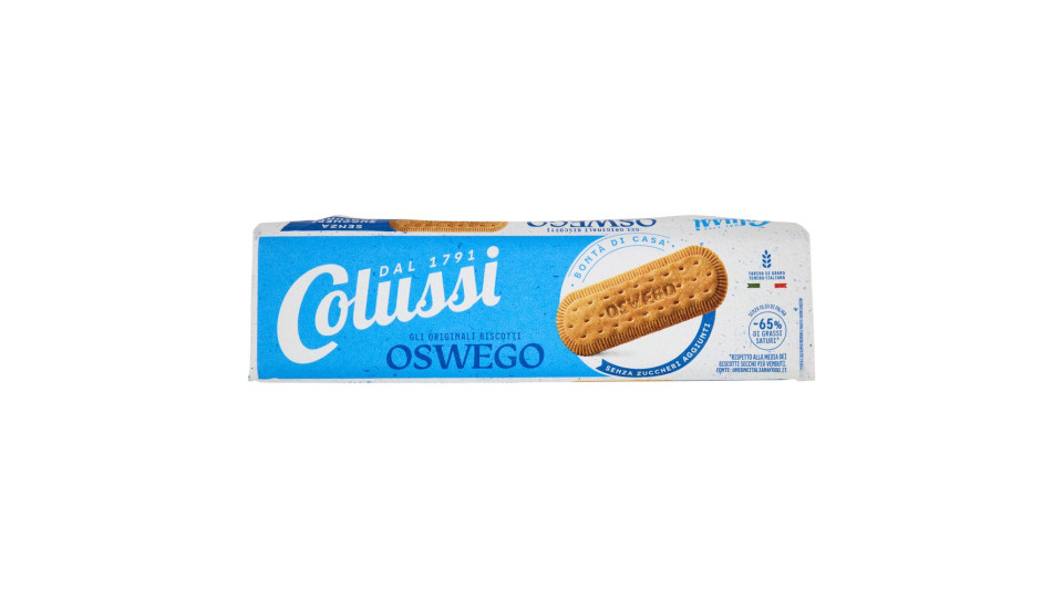 Colussi Oswego senza zuccheri aggiunti