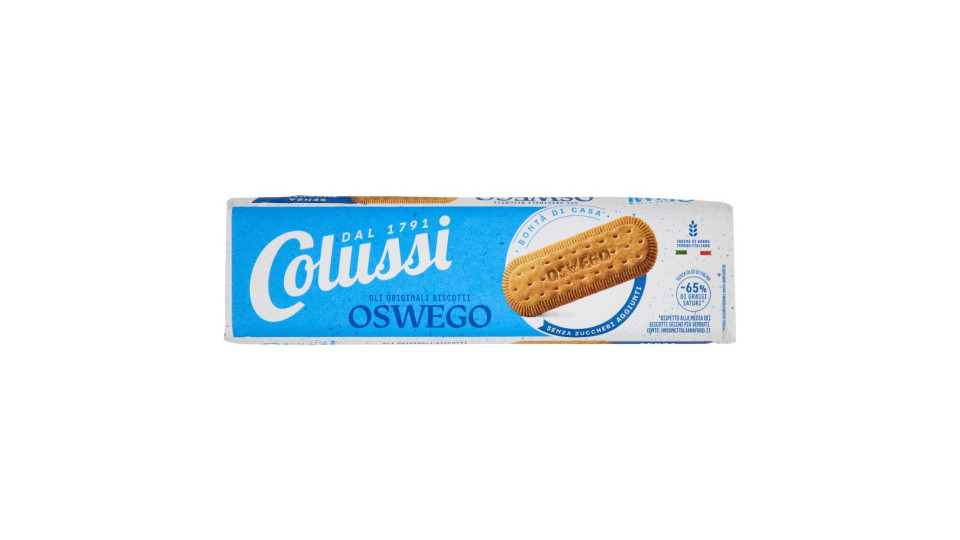 Colussi Oswego senza zuccheri aggiunti