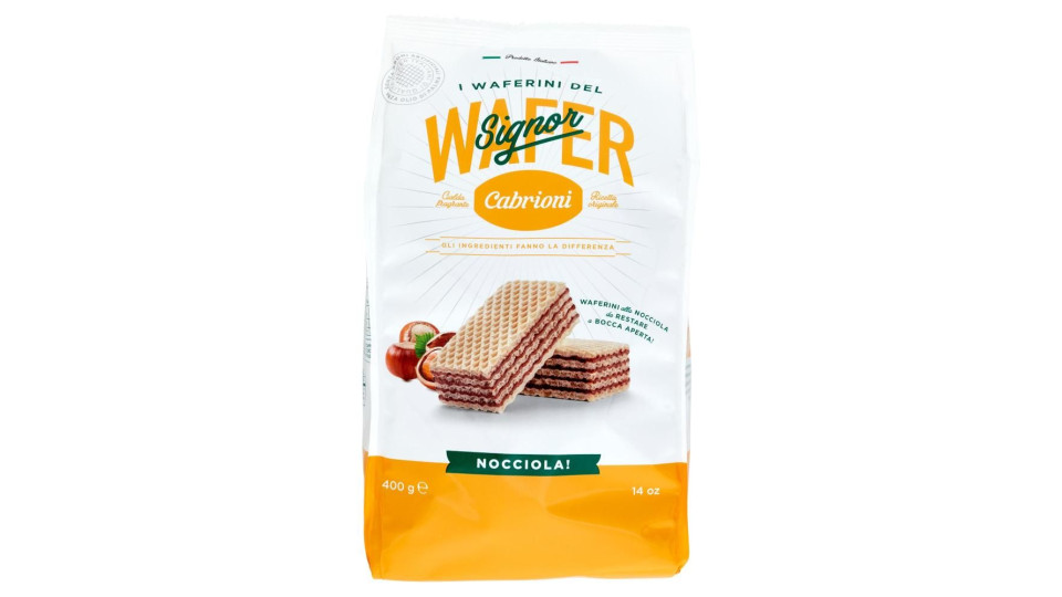 Cabrioni wafer nocciola
