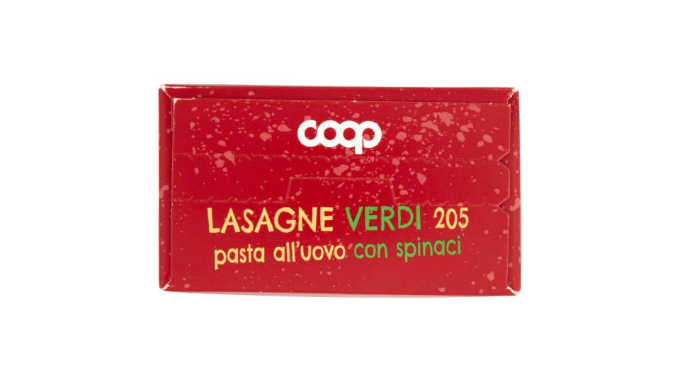 Lasagne Verdi 205 Pasta all'Uovo con Spinaci