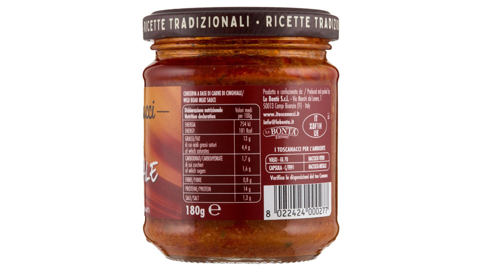 i toscanacci Ragù di Cinghiale