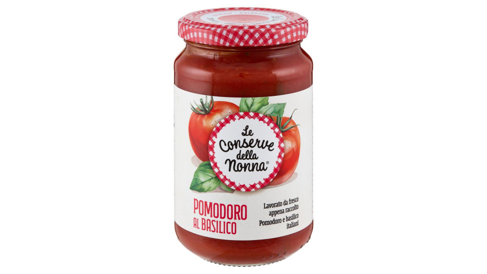 Le conserve della nonna Pomodoro al basilico