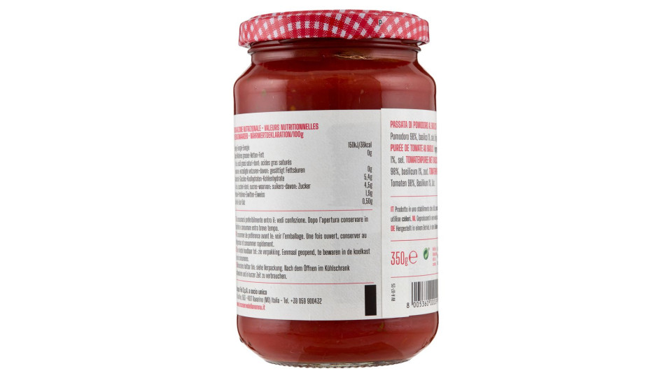 Le conserve della nonna Pomodoro al basilico