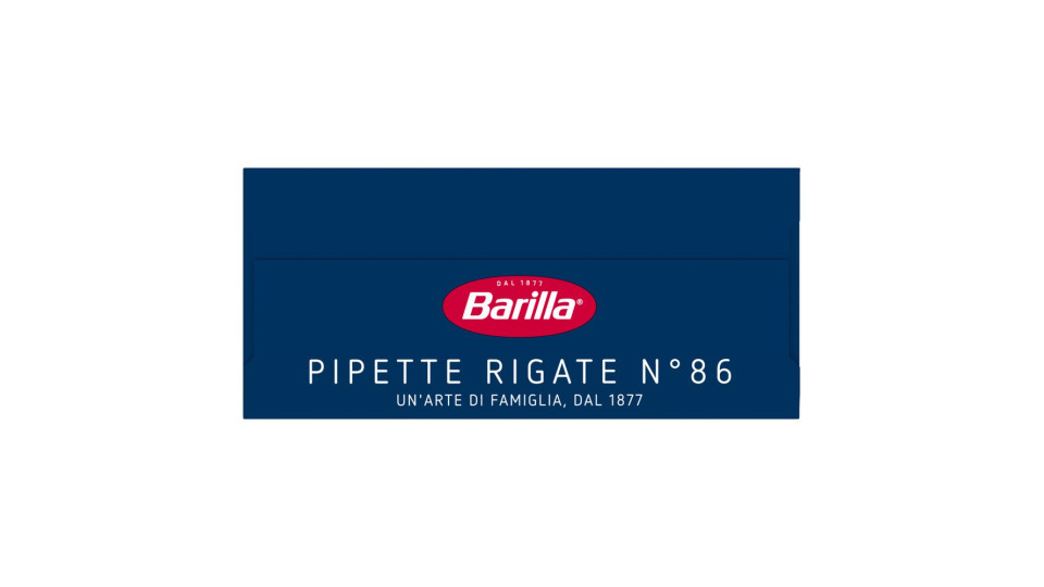Barilla n.86 pipette rigate