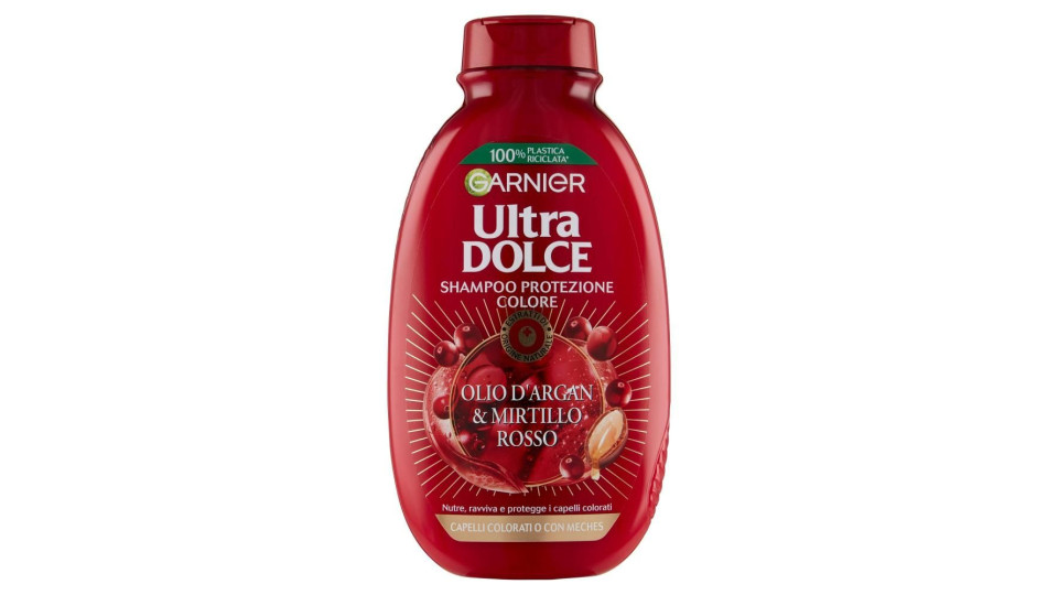 Garnier Ultra Dolce Shampoo all'olio d'argan e mirtillo rosso