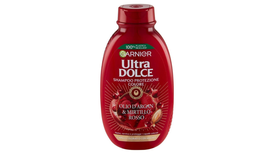 Garnier Ultra Dolce Shampoo all'olio d'argan e mirtillo rosso