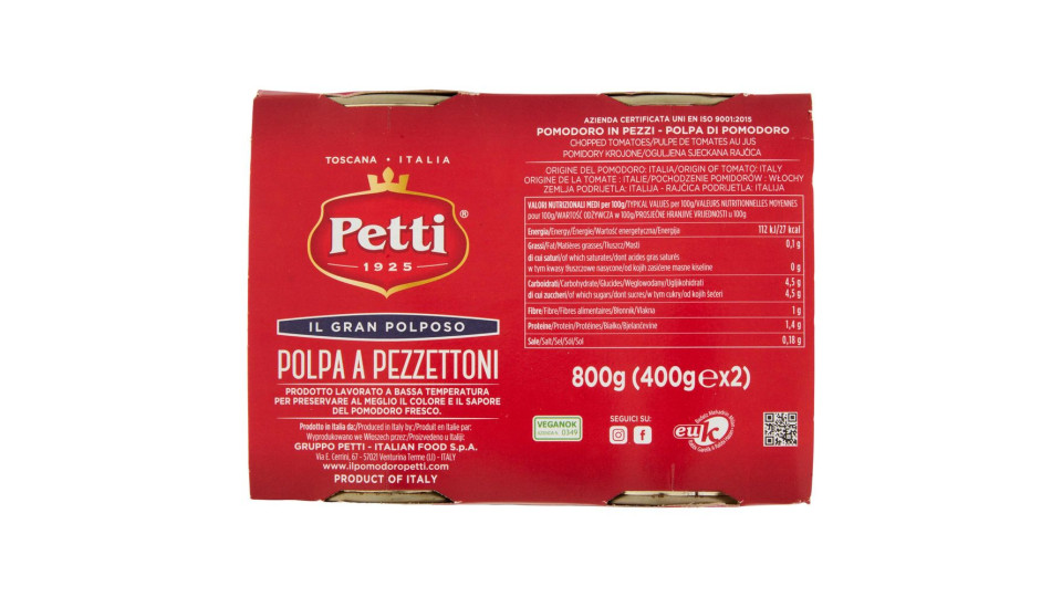 Petti Il gran Polposo Polpa a pezzettoni