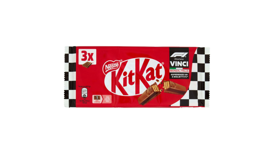 NESTLÉ KITKAT ORIGINAL Wafer ricoperto di cioccolato al latte snack