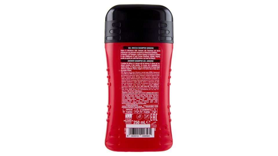 Intesa Pour Homme Gel doccia shampoo rivitalizzante ginseng