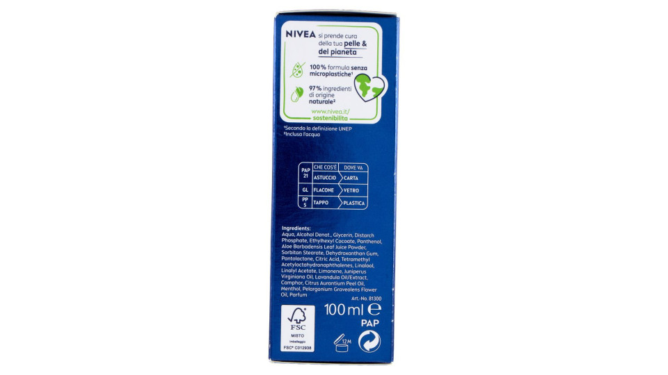 Nivea Men Protect & Care Balsamo Dopobarba Protettivo