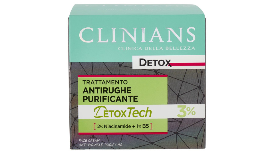 Clinians Antirughe Detox Trattamento Antiossidante