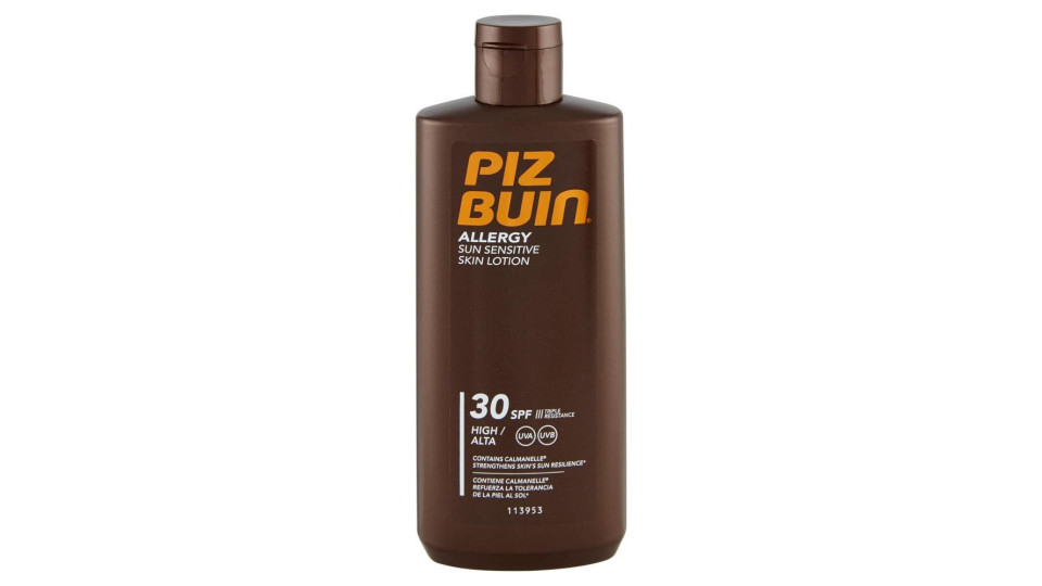 Piz Buin Allergy sun sensitive skin lotion 50+ SPF