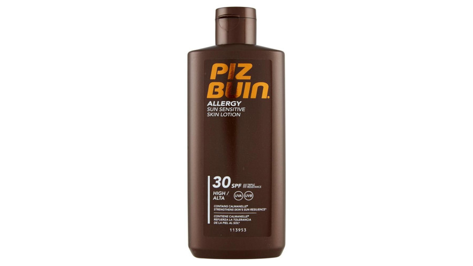 Piz Buin Allergy sun sensitive skin lotion 50+ SPF