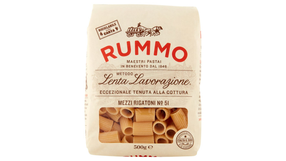 Rummo Mezzi rigatoni N° 51