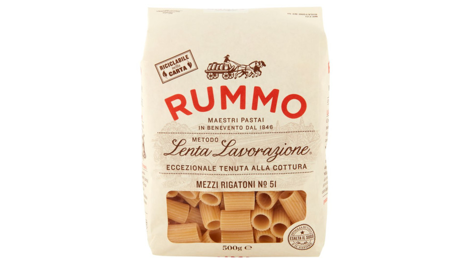 Rummo Mezzi rigatoni N° 51