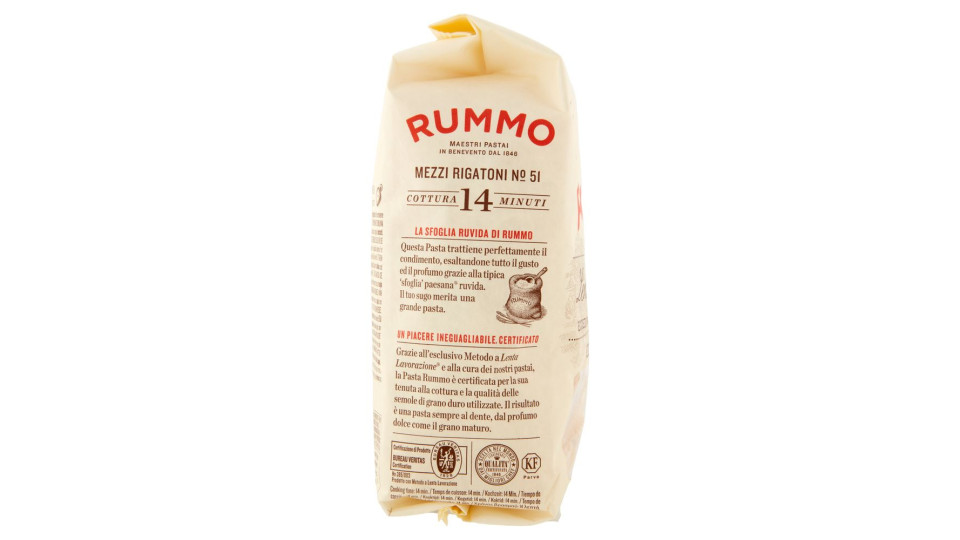 Rummo Mezzi rigatoni N° 51