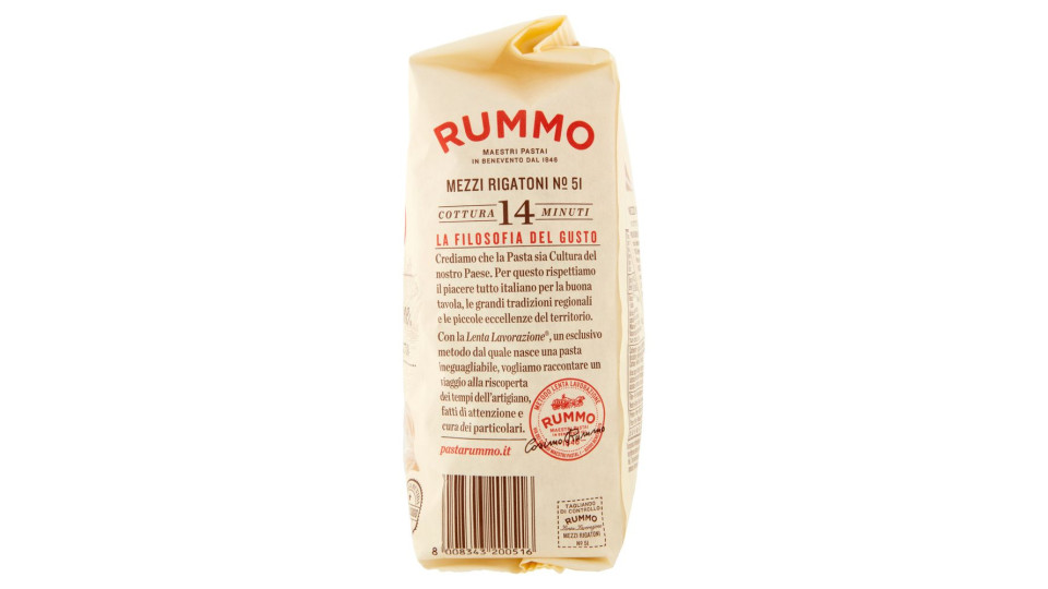 Rummo Mezzi rigatoni N° 51