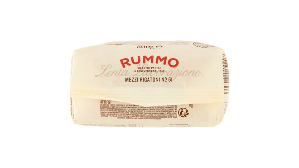 Rummo Mezzi rigatoni N° 51