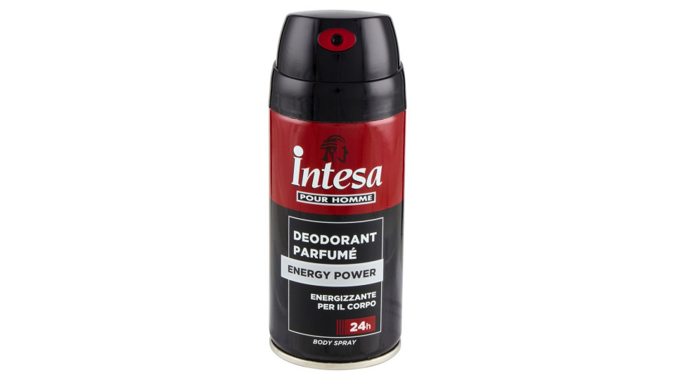 Intesa Pour Homme Deodorant parfumé energy power