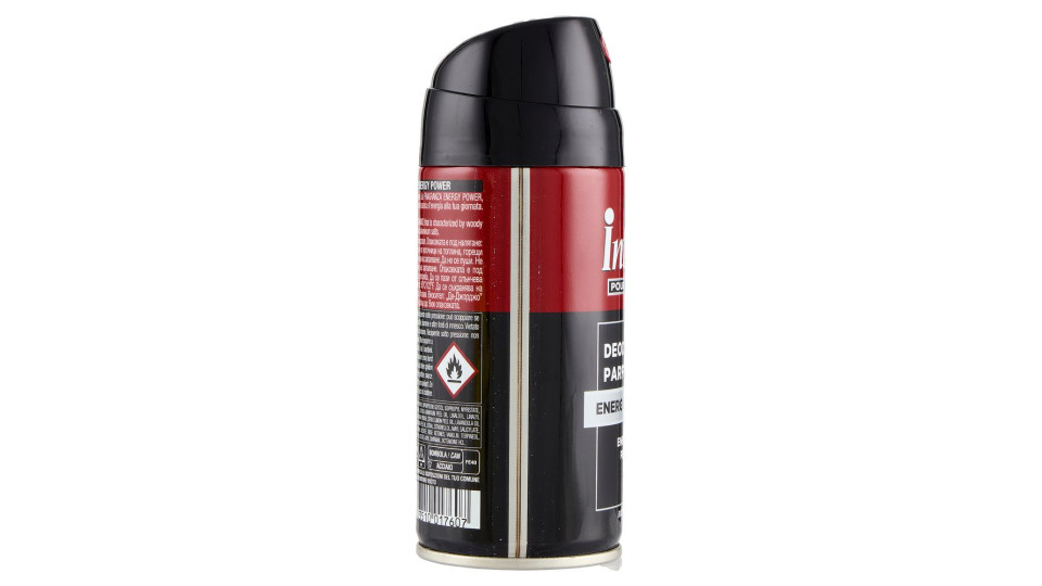 Intesa Pour Homme Deodorant parfumé energy power