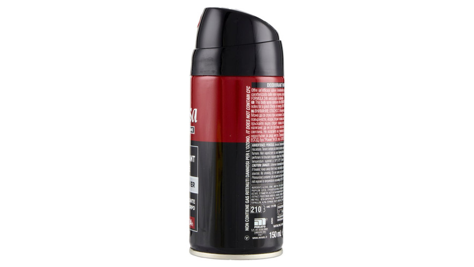 Intesa Pour Homme Deodorant parfumé energy power