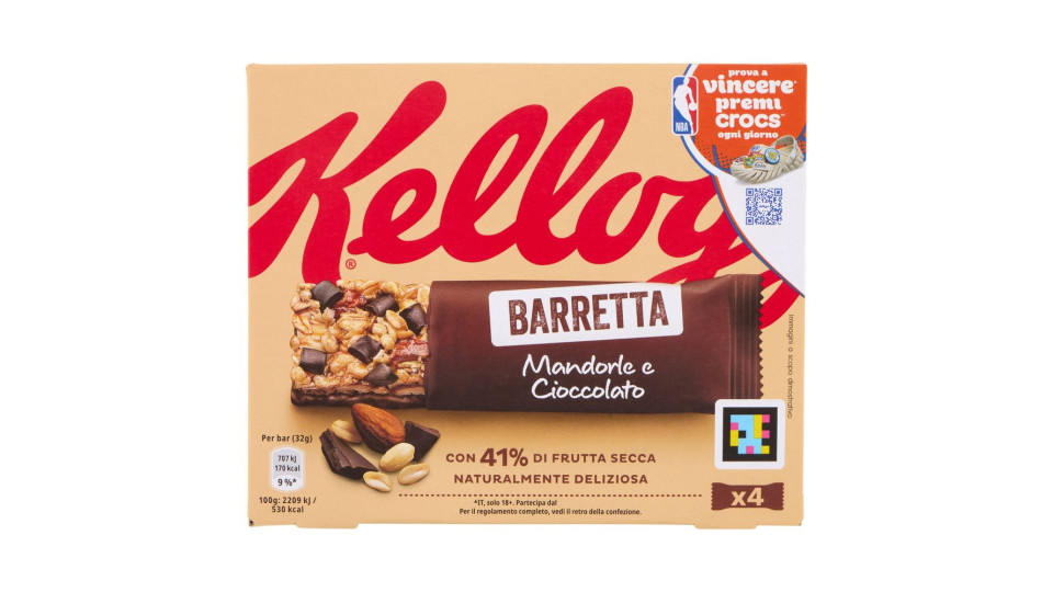 Kellogg's Barretta Mandorle e Cioccolato