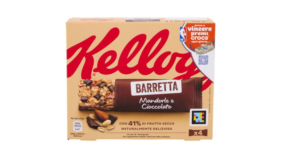 Kellogg's Barretta Mandorle e Cioccolato