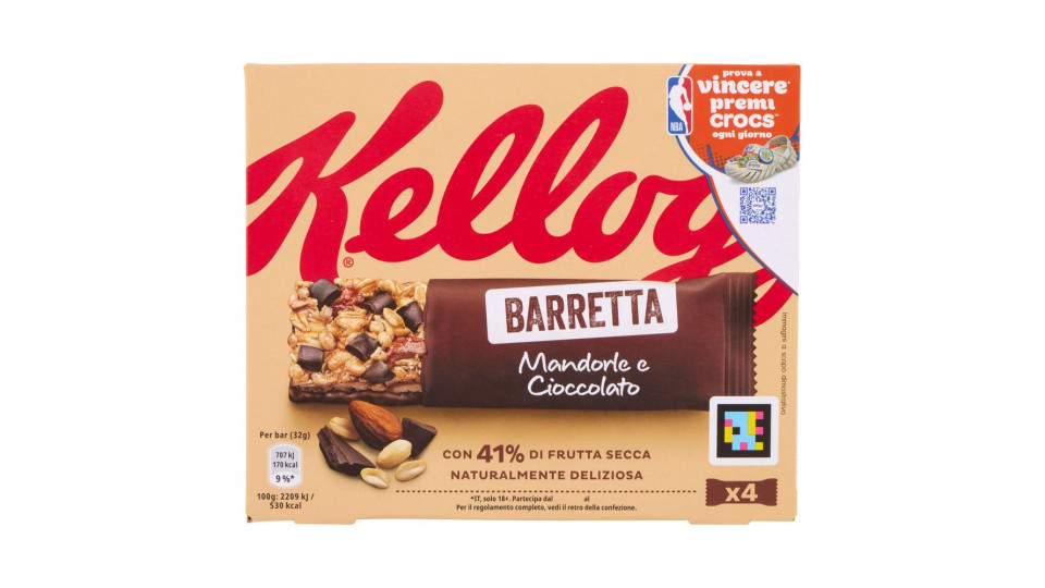 Kellogg's Barretta Mandorle e Cioccolato