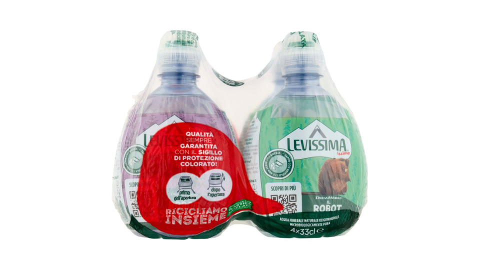 LEVISSIMA, ISSIMA Acqua Minerale Naturale Oligominerale 33cl x