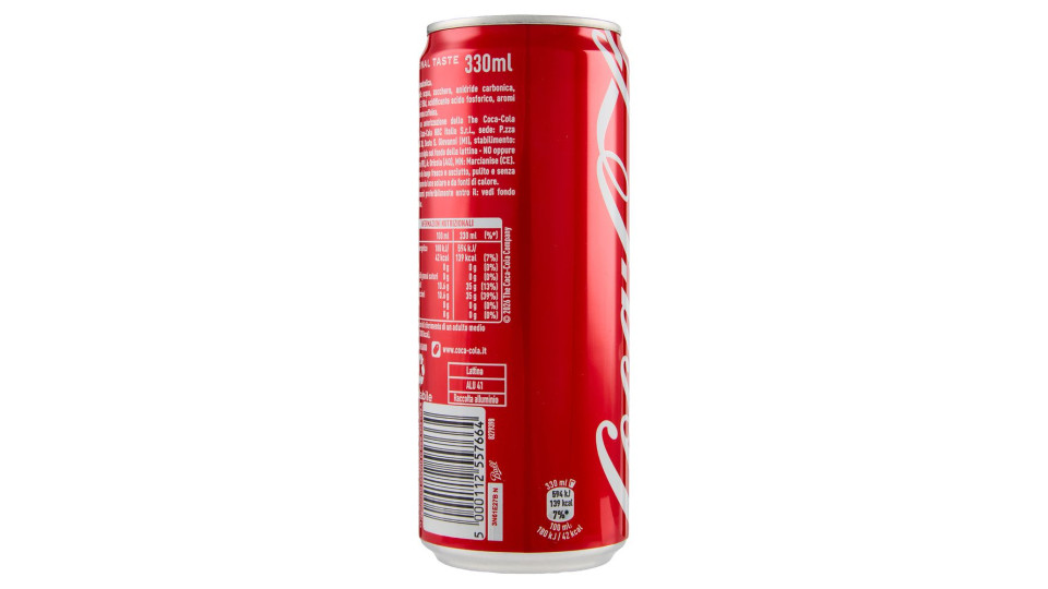 Coca-Cola Original Taste lattina 330 ml Confezione da