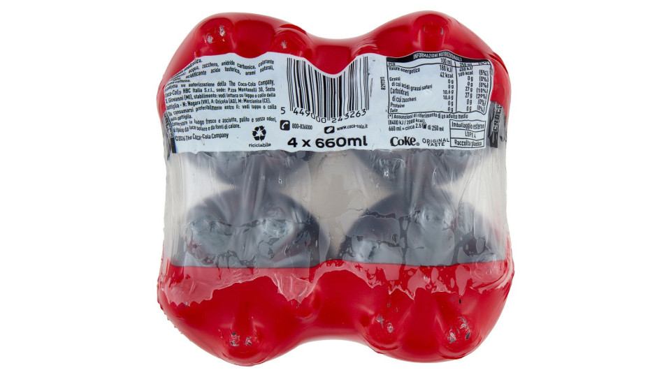 Coca-Cola Original Taste bottiglie da 500 ml Confezione da