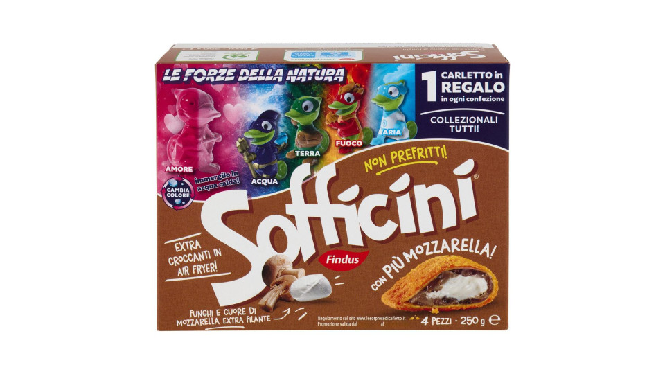 Sofficini funghi più mozzarella 4 pezzi