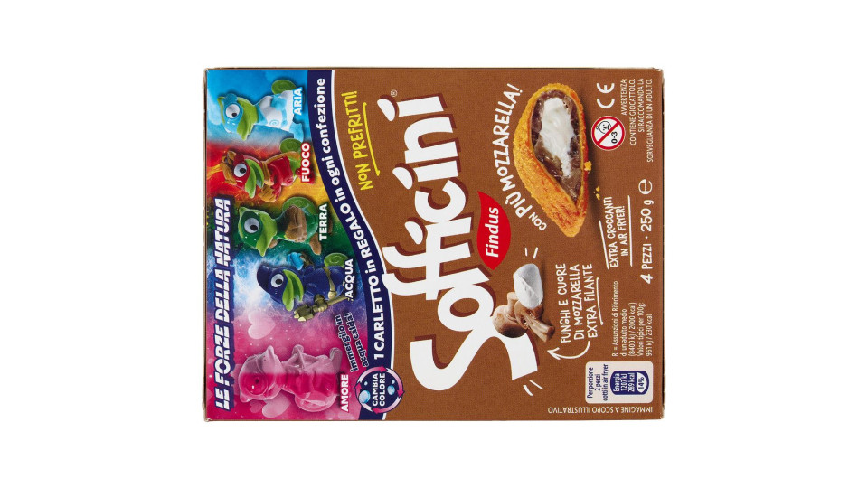 Sofficini funghi più mozzarella 4 pezzi