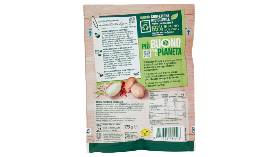 Knorr - Risotto Zafferano e Porcini 