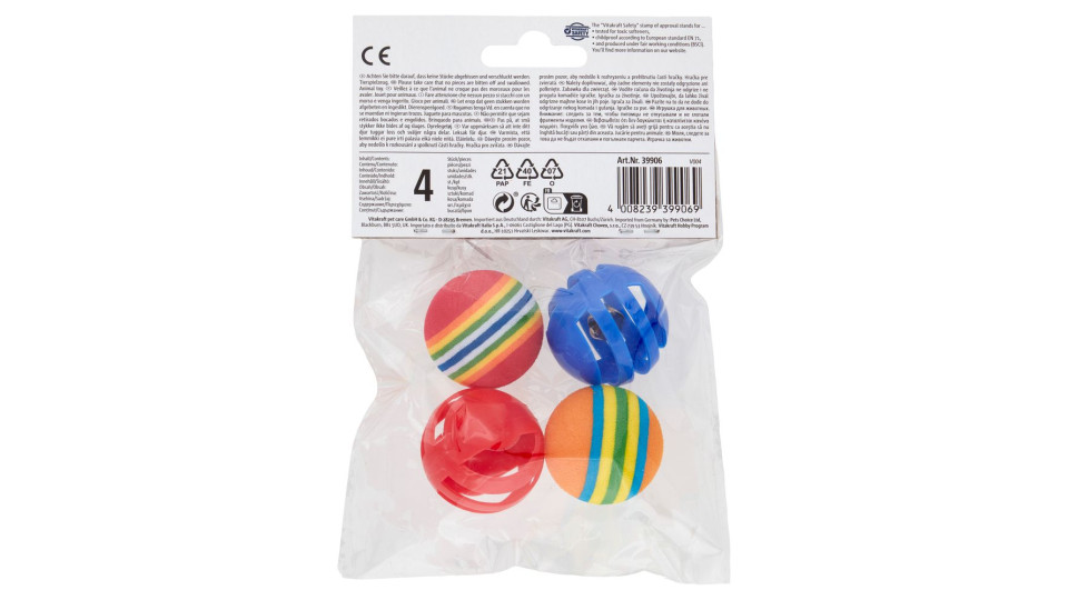 Vitakraft Playtime Palline con sonaglio