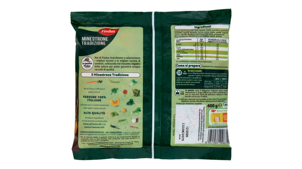 Findus Minestrone Tradizione IGP