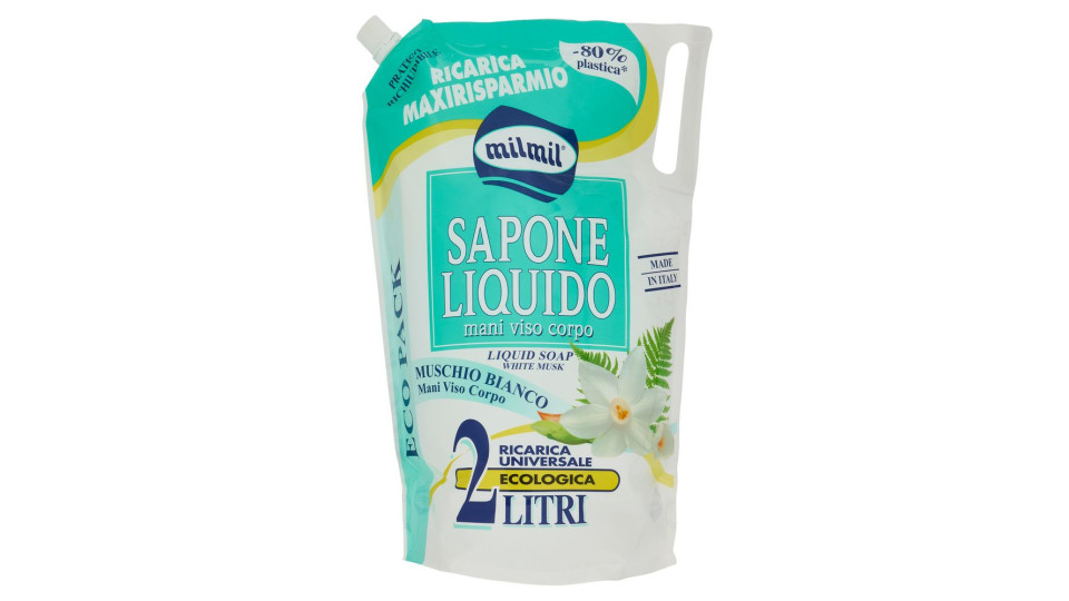 milmil Sapone Liquido muschio bianco