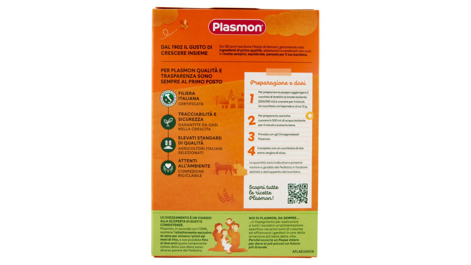 Plasmon	Pastina Anellini