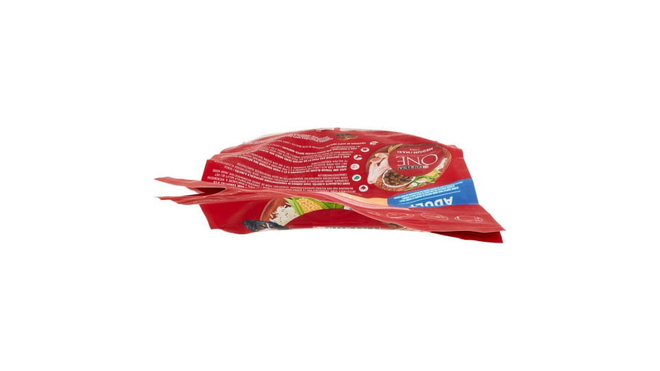 PURINA ONE MEDIUM/MAXI>10kg Cane Crocchette Adult Ricco in Pollo con Riso Sacco